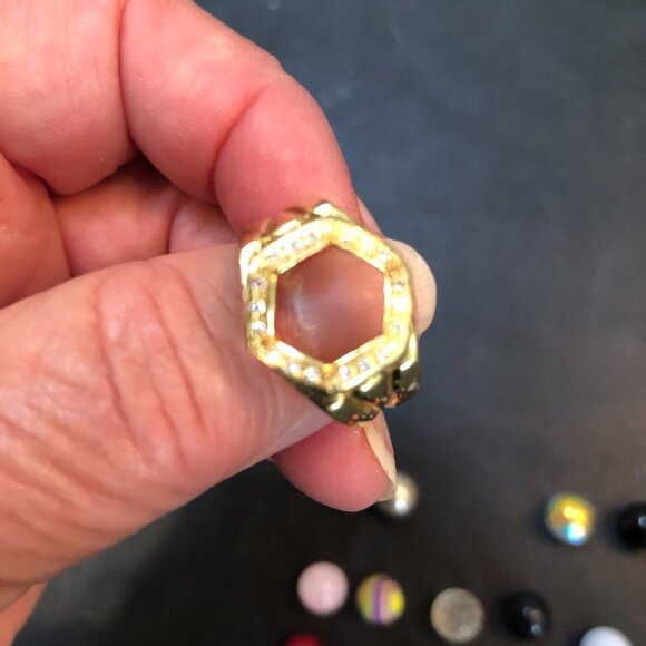 18Kt Orbis ring with marbles - Picture 2 of 8